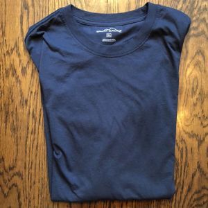 EDDIE BAUER Mens Grey Short Sleeve T-Shirt Size XL